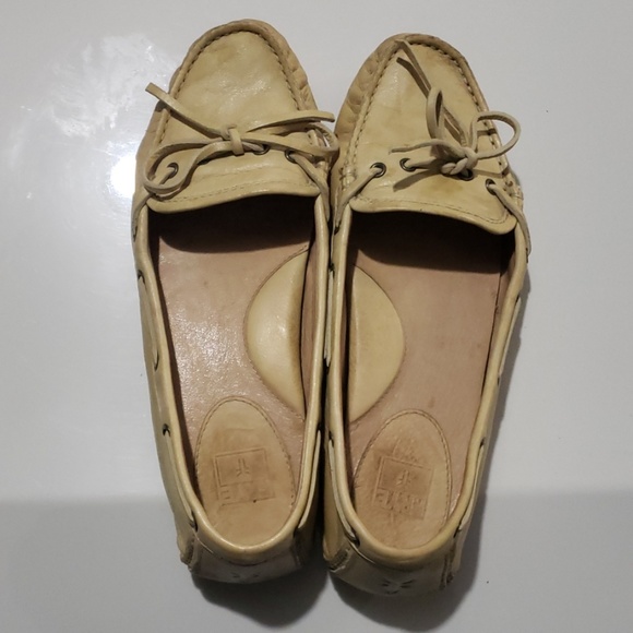 Frye Regan Campus Driver Leather Moccasins Sz 8.5 - Picture 2 of 6